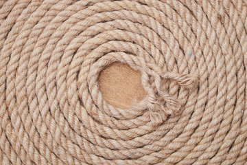 rope braided twisted natural sea port transportation