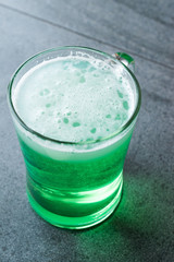 Glass of Green Beer for St Patrick's Day