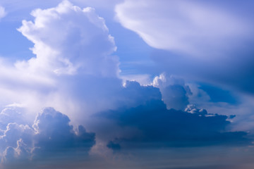 入道雲・青空・天気・自然・夏	
