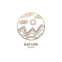 Nature linear logo