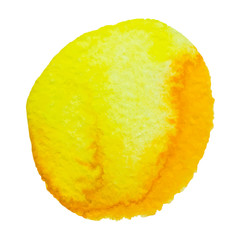watercolor stain, yellow