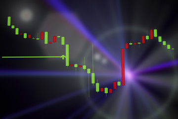 LED spotlight Gradient blur of light texture background