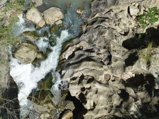 El caminito del Rey, paraje natural en el desfiladero de los Gaitanes, entre los términos de Ardales, Álora y Antequera, en  Málaga, comunidad autónoma de Andalucía, España