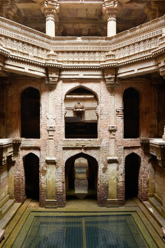 India, Adalaj Stepwell is a Hindu water building in the village of Adalaj, close to Ahmedabad town in the Indian state of Gujarat.