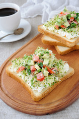 Sandwich for breakfast