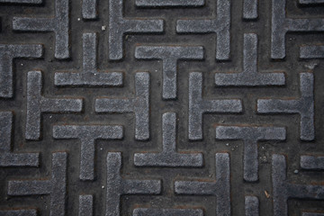 pattern style of steel floor for background