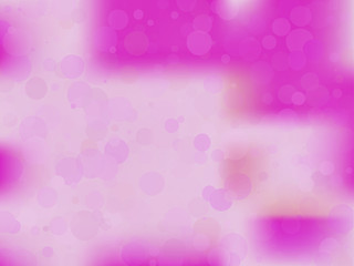 Pink-violet gradient background with bokeh effect. Abstract blurred pattern. Light background Vector illustration