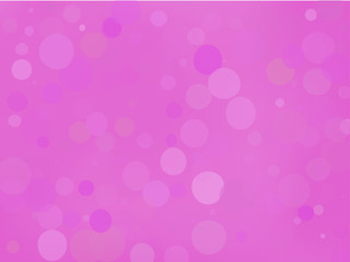 Pink-violet gradient background with bokeh effect. Abstract blurred pattern. Light background Vector illustration