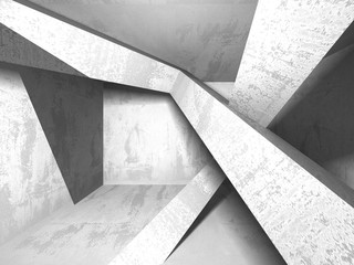 Abstract geometric concrete architecture background