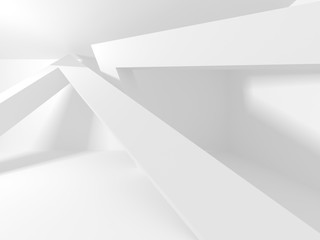 Abstract Modern White Architecture Background
