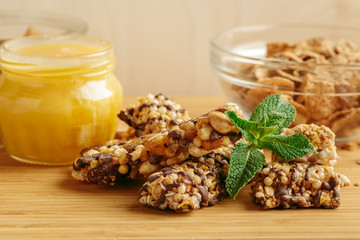 Healthy breakfast on the table