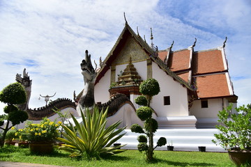 Fototapeta na wymiar Wat Phumin in Nan ,Thailand