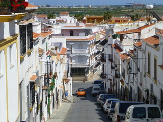 Naklejka premium Salobreña, pueblo de Granada en Andalucia, España