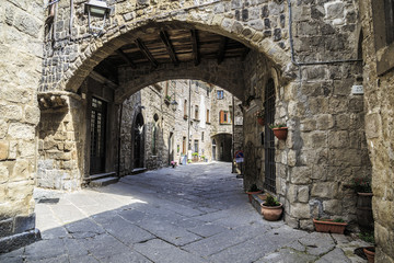 Street of Viterbo, Italy