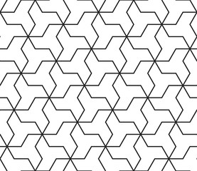 Islamic geometric seamless pattern