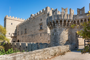 Side entrance from city walls to Grand master palace (Rhodes, Greece)