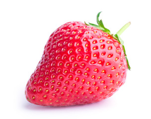 Red berry strawberry isolated on white background