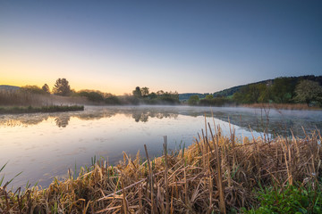 Foggy Pond - Sunrise