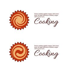 logo for cooking, pastry