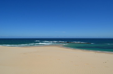 Fototapeta na wymiar Secret Blue Beach, South Africa, Port Elizabeth