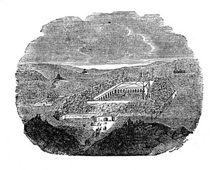 Medina,  city in the Hejaz region of Saudi Arabia  (from Das Heller-Magazin, April 12, 1834)