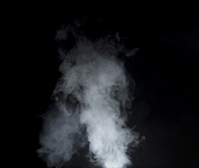 Smoke on Black background