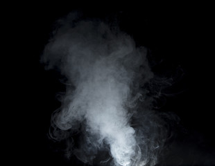 Smoke on Black background