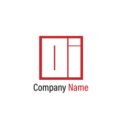 Initial Letter OI Logo Template Vector Design