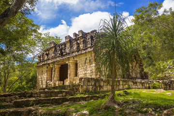 Fototapeta na wymiar Mayan temple