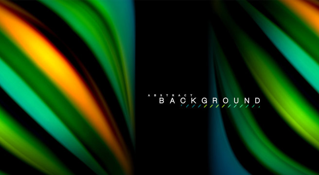 Blur color wave lines abstract background