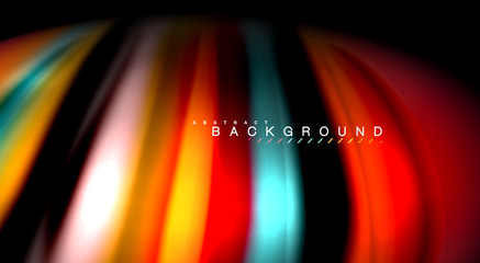 Blur color wave lines abstract background