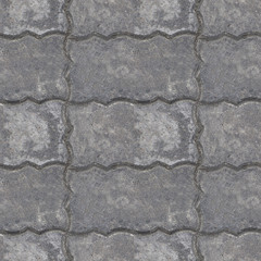 Seamless photo texture of pavement tile from natural stone