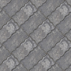 Seamless photo texture of pavement tile from natural stone