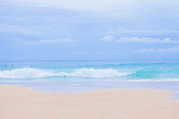in rainy season always have big wave in Naiharn beach. good for surfing