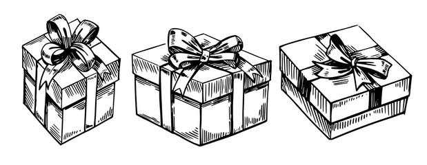 Gift box sketch