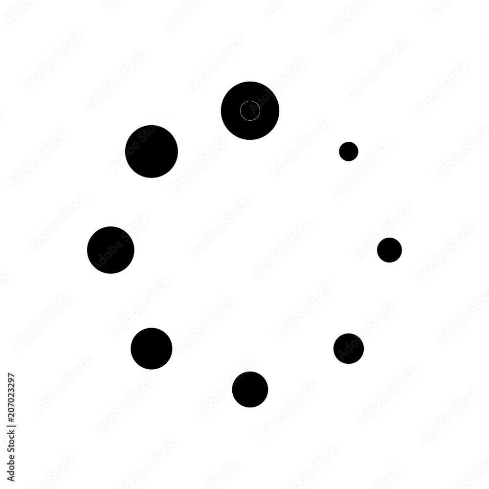 Poster simple loading symbol
