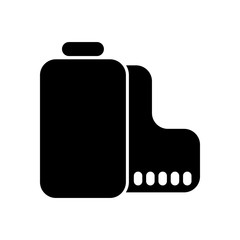 Camera roll icon. Photo or video strip