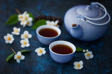 Obraz na płótnie Canvas jasmine tea