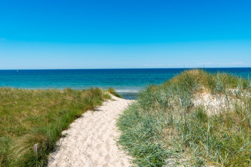 Weg zur Ostsee, Düne, Meer