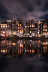 Fototapeta na wymiar Reflection of Amsterdam