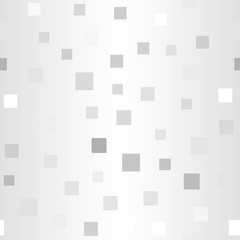 Glowing random square pattern. Seamless vector background