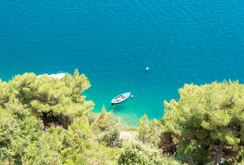amazing coast in Lozica near Dubrovnik, Dalmatia, Croatia