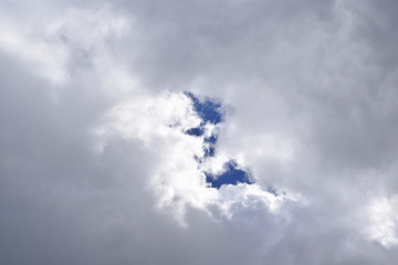 The figure in the sky.