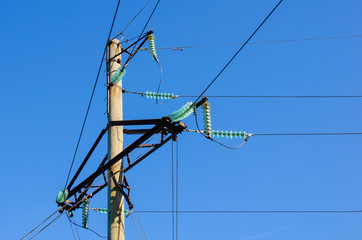 high voltage on the column