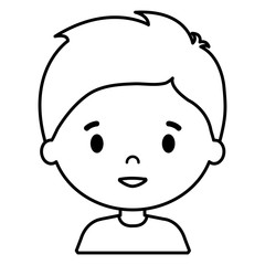 Obraz na płótnie Canvas little boy son character vector illustration design