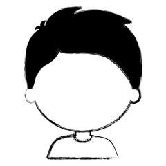 little boy son character vector illustration design