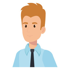 businessman avatar character icon vector illustration design