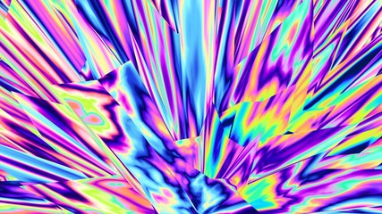 Color explosion. Rainbow splash. Abstact wallpaper. Multicolor glow. Neon. Fractal. Digital art. Fairy. Futuristic. Surreal texture. 3d illustration. Imagination. Creative.