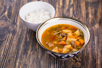 National dishes, asia, East concept - Central Asian cuisine.