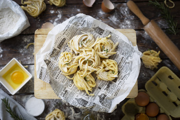 Fresh pasta handmade ideal for lunch